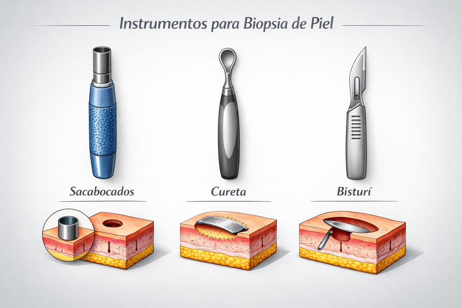Skin biopsy: what type to do depending on the lesion and location?